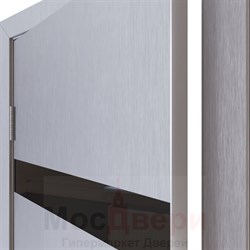 Дверь звукоизоляционная Rw 42dB Prima M902 Кварц LACOBEL Черный - фото 31111