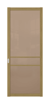 Межкомнатная перегородка Quadra 202 Орех LACOBEL Бронза - фото 32260