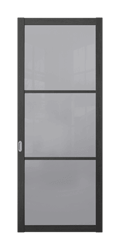 Межкомнатная перегородка Quadra 206 Черная LACOBEL Белый - фото 32271