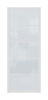 Межкомнатная перегородка Quadra 208 Белая LACOBEL Прозрачный - фото 32294