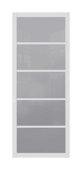 Межкомнатная перегородка Quadra 208 Белая LACOBEL Прозрачный - фото 32296