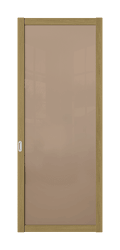 Межкомнатная перегородка Quadra 201 Орех LACOBEL Черный - фото 32300