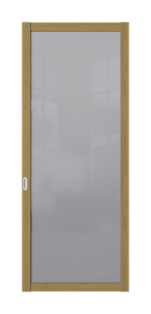 Межкомнатная перегородка Quadra 201 Орех LACOBEL Черный - фото 32301