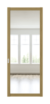 Межкомнатная перегородка Quadra 201 Орех LACOBEL Черный - фото 32303