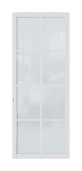 Межкомнатная перегородка Quadra 209 Белая LACOBEL Белый - фото 32309