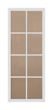 Межкомнатная перегородка Quadra 209 Белая LACOBEL Белый - фото 32310