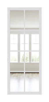 Межкомнатная перегородка Quadra 209 Белая LACOBEL Белый - фото 32313