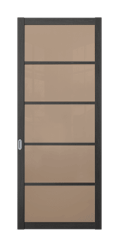 Межкомнатная перегородка Quadra 308 Черная LACOBEL Белый - фото 32335