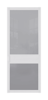 Межкомнатная перегородка Quadra 303 Белая LACOBEL Графит - фото 32361