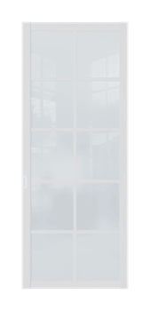 Межкомнатная перегородка Quadra 310 Белая LACOBEL Прозрачный - фото 32374