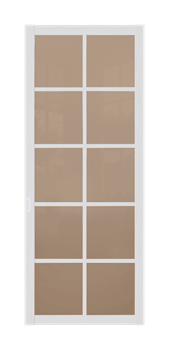 Межкомнатная перегородка Quadra 310 Белая LACOBEL Прозрачный - фото 32375