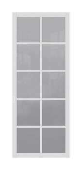 Межкомнатная перегородка Quadra 310 Белая LACOBEL Прозрачный - фото 32376