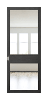 Межкомнатная перегородка Quadra 303K Черная LACOBEL Белый - фото 32403