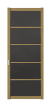 Межкомнатная перегородка Quadra 308K Орех LACOBEL Белый - фото 32417