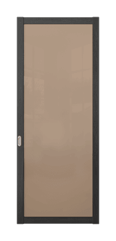 Межкомнатная перегородка Quadra 301K Черная LACOBEL Графит - фото 32420