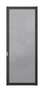 Межкомнатная перегородка Quadra 301K Черная LACOBEL Графит - фото 32421