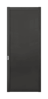 Межкомнатная перегородка Quadra 301K Черная LACOBEL Графит - фото 32422