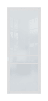 Межкомнатная перегородка Quadra 302K Белая LACOBEL Черный - фото 32424