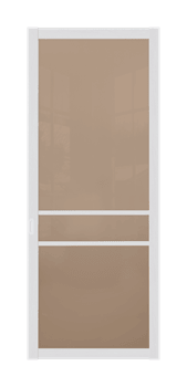 Межкомнатная перегородка Quadra 302K Белая LACOBEL Черный - фото 32425