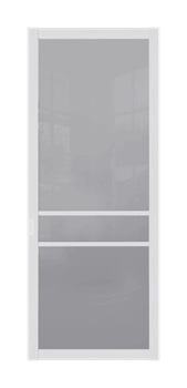 Межкомнатная перегородка Quadra 302K Белая LACOBEL Черный - фото 32426