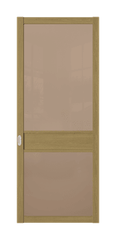 Межкомнатная перегородка Quadra 403K Орех LACOBEL Прозрачный - фото 32465