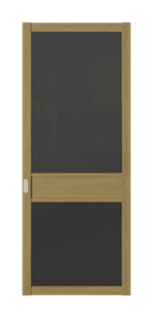 Межкомнатная перегородка Quadra 403K Орех LACOBEL Прозрачный - фото 32467