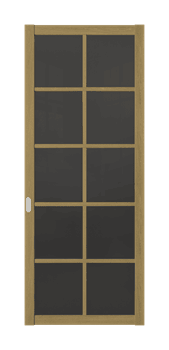 Межкомнатная перегородка Quadra 410K Орех LACOBEL Белый - фото 32482