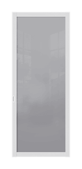 Межкомнатная перегородка Quadra 401 Белая LACOBEL Графит - фото 32491