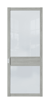 Межкомнатная перегородка Quadra 403 Серая LACOBEL Черный - фото 32504