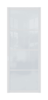 Межкомнатная перегородка Quadra 407 Белая LACOBEL Прозрачный - фото 32509 Межкомнатная перегородка Quadra 407 Белая LACOBEL Прозрачный - фото 32509