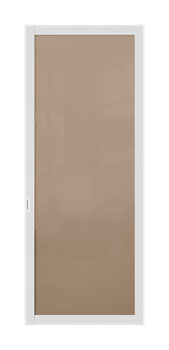 Межкомнатная перегородка Quadra 401 Белая LACOBEL Бронза - фото 32525