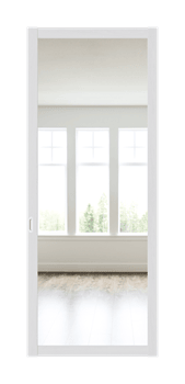 Межкомнатная перегородка Quadra 401 Белая LACOBEL Бронза - фото 32528