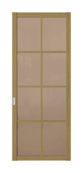 Межкомнатная перегородка Quadra 409 Орех LACOBEL Прозрачный - фото 32545