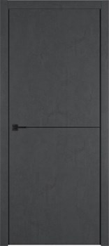 Межкомнатная дверь Profil 12DE Alum Бетон Антрацит Black Edition - фото 38632
