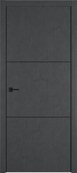 Межкомнатная дверь Profil 2DE Alum Бетон Антрацит Black Edition - фото 38635