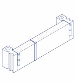 Нащельник алюминиевый белый - фото 39564