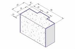 Коробка телескоп CL Verso 98*46*2100 Моноколор - фото 39597