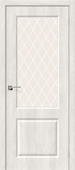 Межкомнатная дверь S-13 Касабланка Квадро сатинато - фото 40565