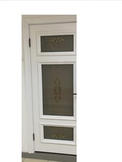 Межкомнатная дверь Антей Дуб Молочный глухая - фото 40732