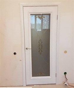 Межкомнатная дверь Медея Дуб Молочный со стеклом - фото 40750 Межкомнатная дверь Медея Дуб Молочный со стеклом - фото 40750