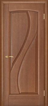 Межкомнатная дверь Алфея Орех натуральный глухая - фото 40777