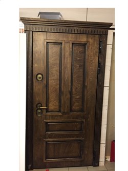 Входная дверь Stockholm Античный дуб / Венге - фото 40917
