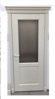 Межкомнатная дверь Галифакс Слоновая кость Мателюкс - фото 40939