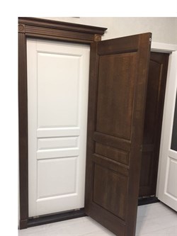 Дверь из массива ольхи Бостон Дуб Винтаж - фото 41069 Дверь из массива ольхи Бостон Дуб Винтаж - фото 41069