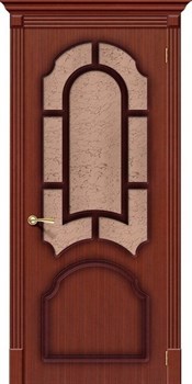 Межкомнатная дверь FSO-15 Макоре Сатинат Бронза - фото 41573