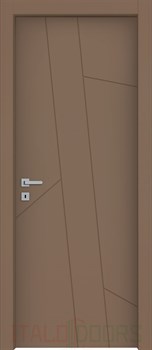 Межкомнатная дверь Hugo Laccato RAL 8025 - фото 42779