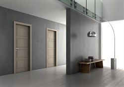 Межкомнатная дверь Tore Laccato RAL 8025 - фото 42915