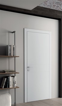 Межкомнатная дверь Ohio Laccato RAL 7023 - фото 42951