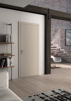 Межкомнатная дверь V-Torre Laccato Bianco Vetro 6 mm - фото 43150