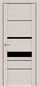 Межкомнатная дверь Profil 2.67RST Пекан Белый LACOBEL Черный - фото 51222
